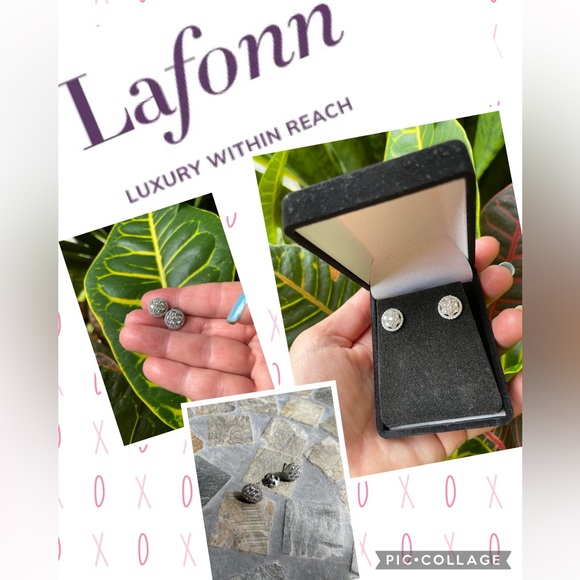 Lafonn Sterling Silver CZ stud earrings - Picture 1 of 9
